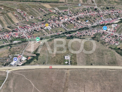 Teren arabil de vanzare 1088 mp extravilan Selimbar zona Sopa Sibiu