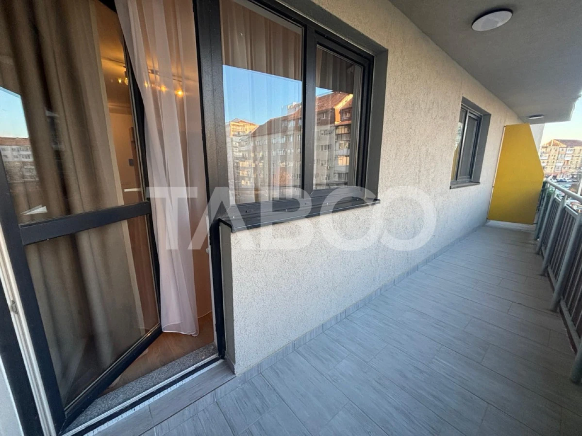 Apartament la prima inchiriere 2 camere 60 mpu si balcon Rahovei Sibiu - 7