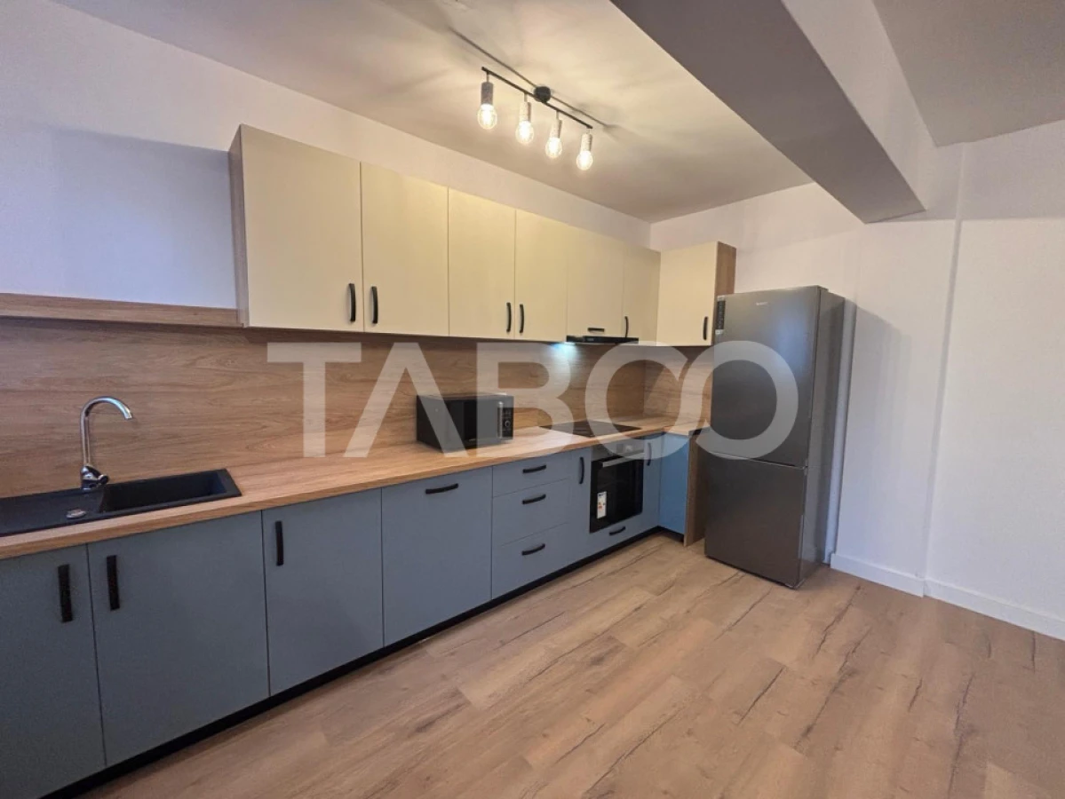 Apartament la prima inchiriere 2 camere 60 mpu si balcon Rahovei Sibiu - 4