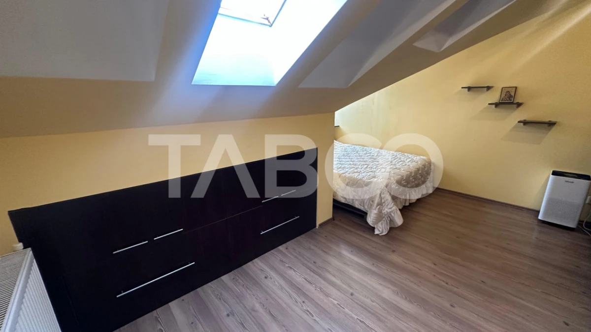 Apartament 80 mpu la mansarda mobilat utilat zona Rahovei Sibiu - 10