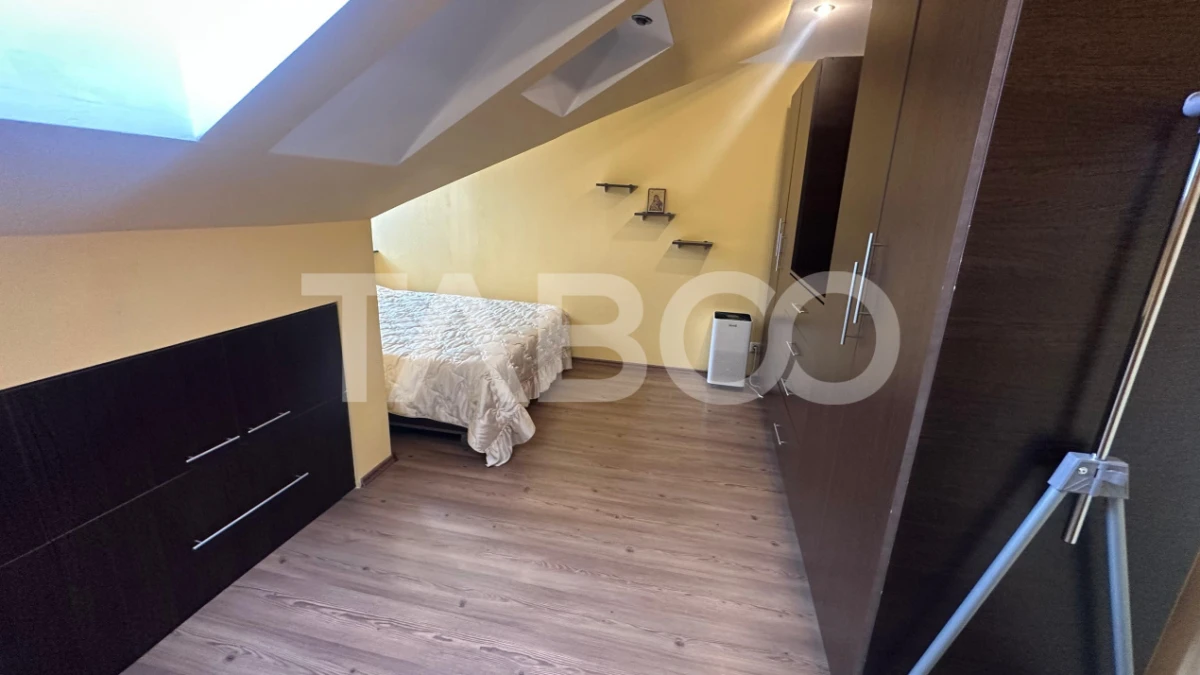 Apartament 80 mpu la mansarda mobilat utilat zona Rahovei Sibiu - 9