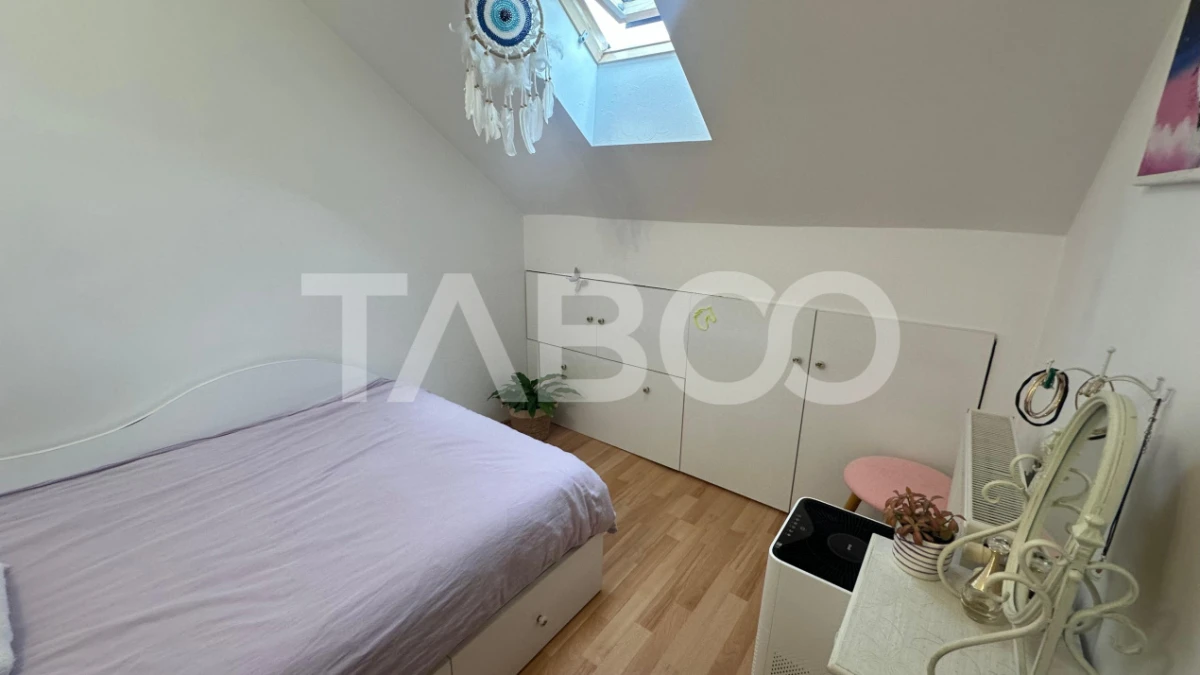 Apartament 80 mpu la mansarda mobilat utilat zona Rahovei Sibiu - 8