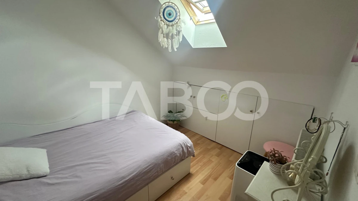 Apartament 80 mpu la mansarda mobilat utilat zona Rahovei Sibiu - 6