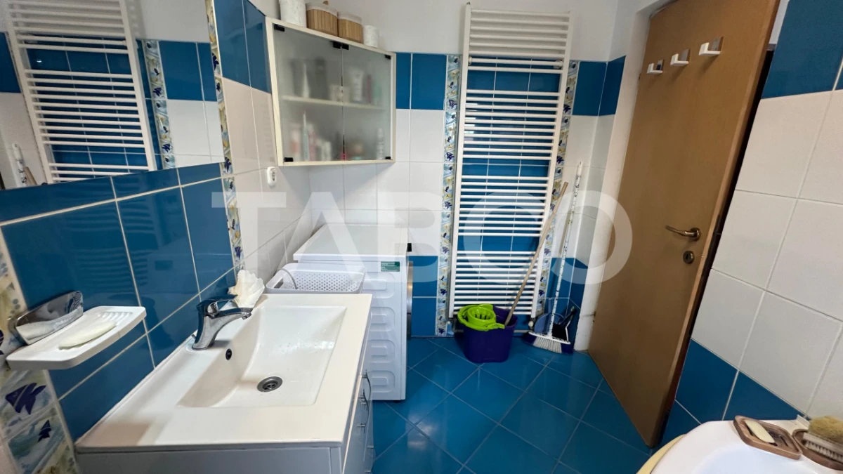 Apartament 80 mpu la mansarda mobilat utilat zona Rahovei Sibiu - 5