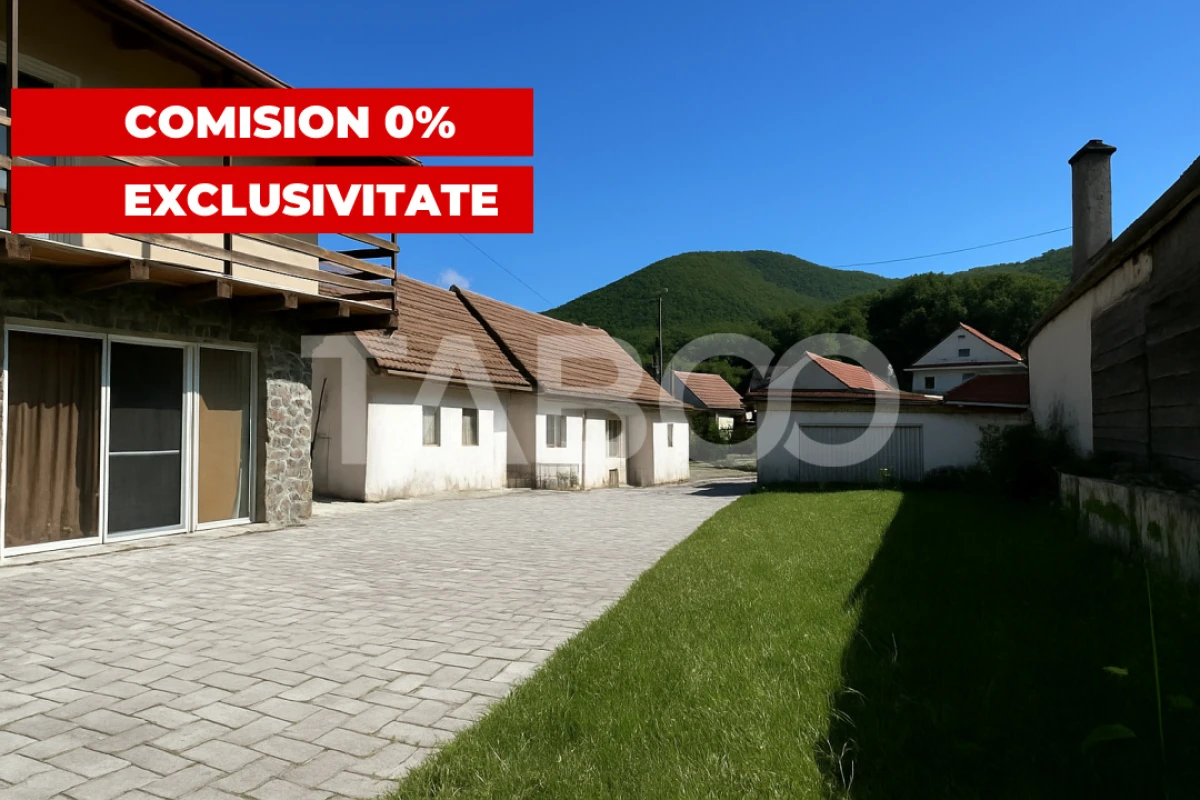 Casa individuala cu 2 corpuri COMISION 0% curte 900 mp in Cisnadioara - 1