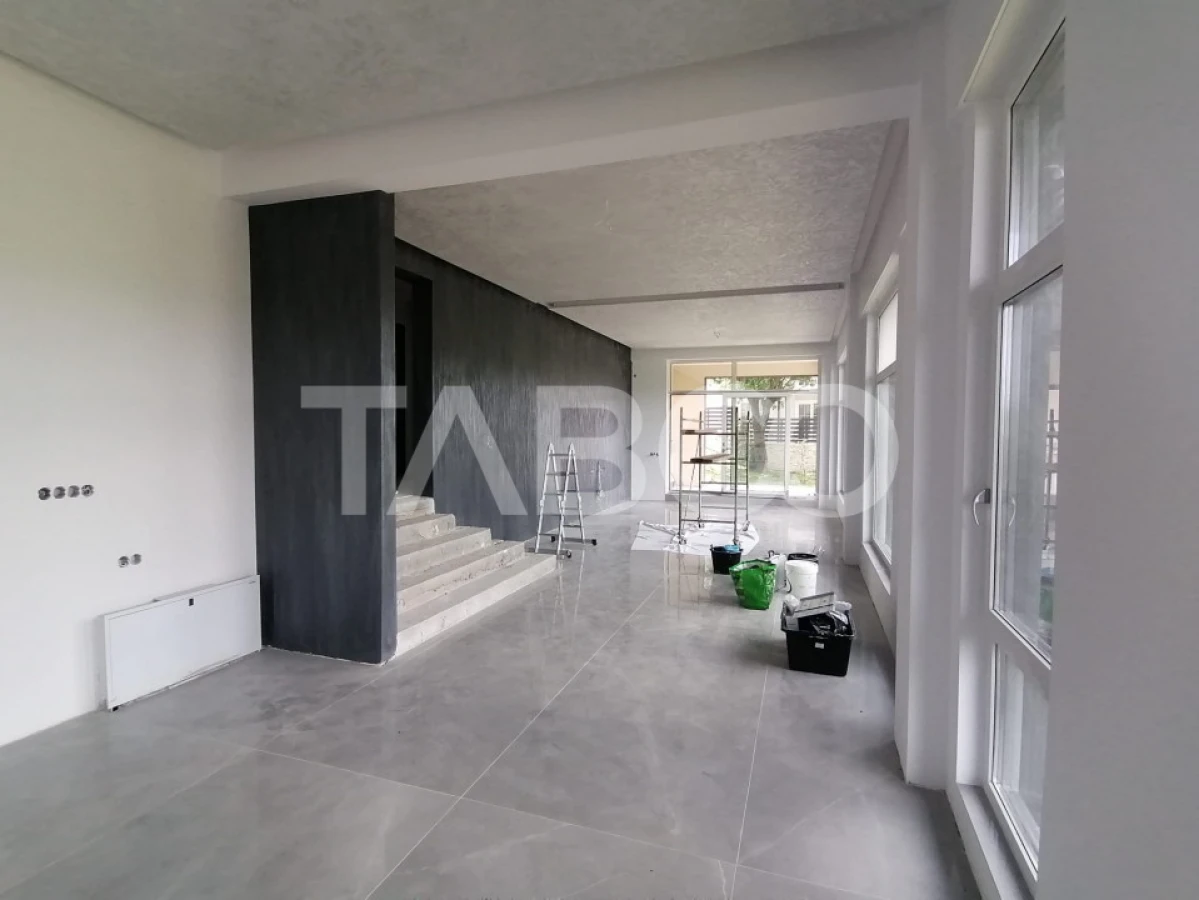 Casa moderna de inchiriat 5 camere cu teren si piscina Cisnadie - 9