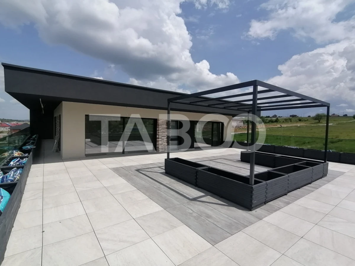 Casa moderna de inchiriat 5 camere cu teren si piscina Cisnadie - 8