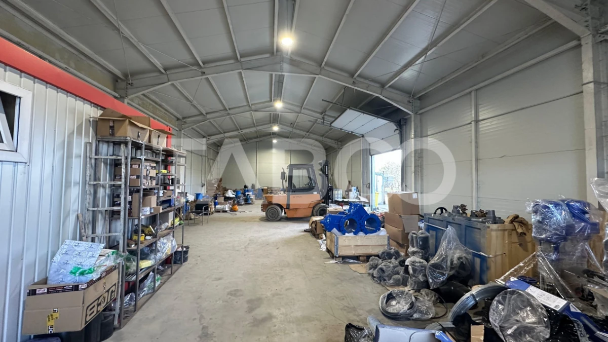 Hala de vanzare industriala acces direct din DnE1 in Cristian Sibiu - 5