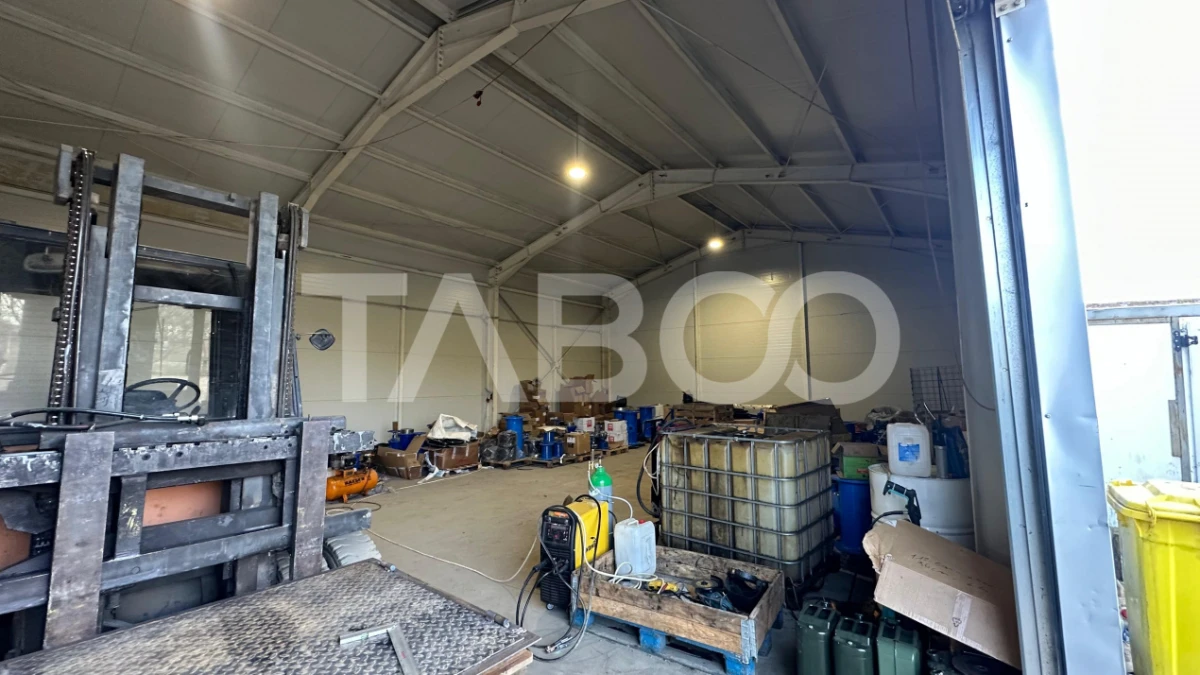 Hala de vanzare industriala acces direct din DnE1 in Cristian Sibiu - 4