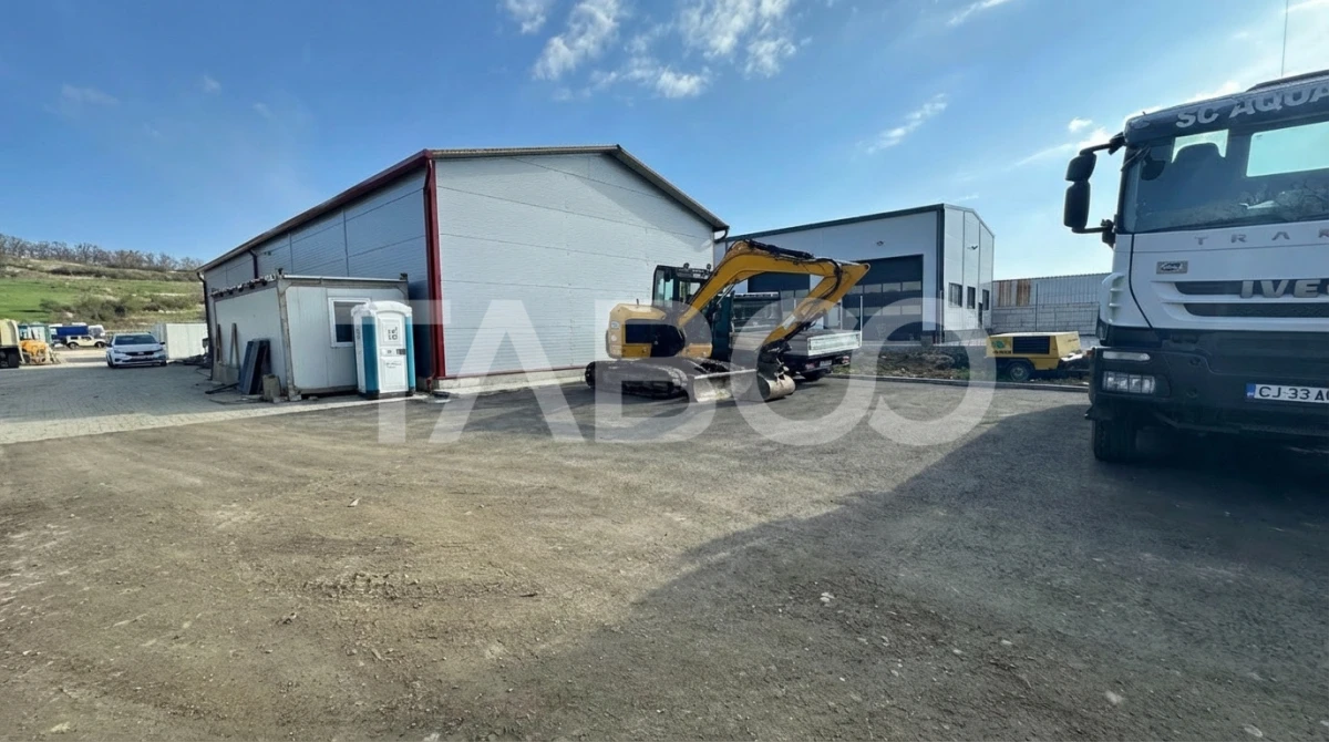 Hala de vanzare industriala acces direct din DnE1 in Cristian Sibiu - 3