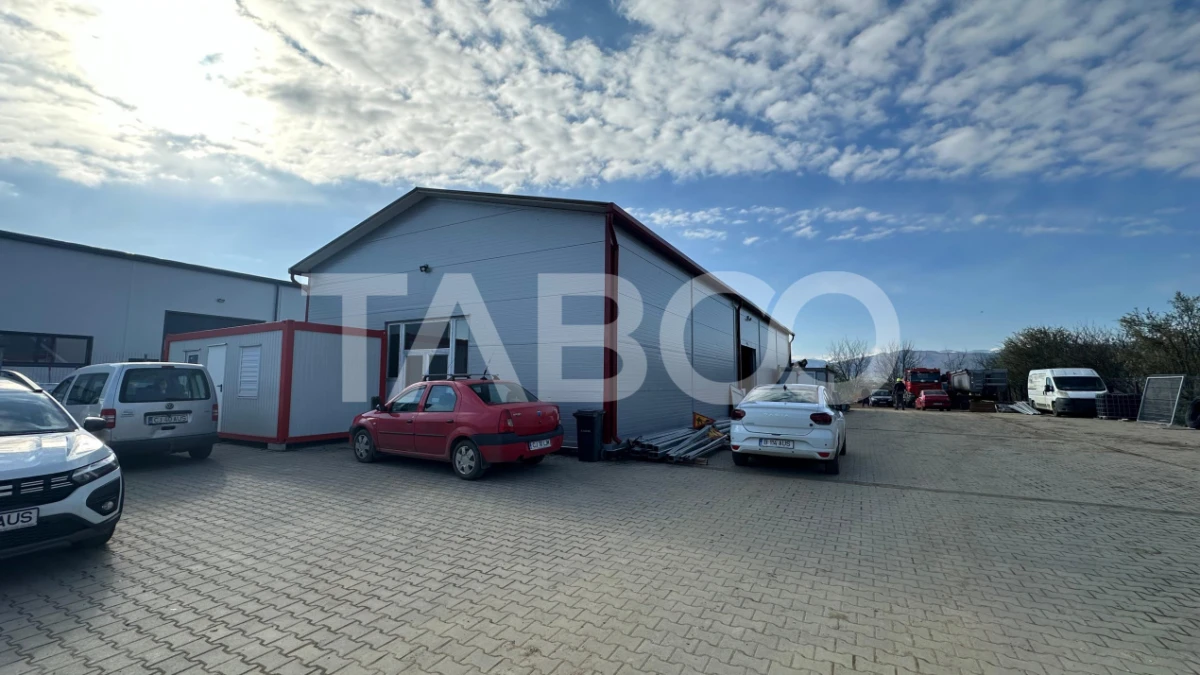 Hala de vanzare industriala acces direct din DnE1 in Cristian Sibiu - 1
