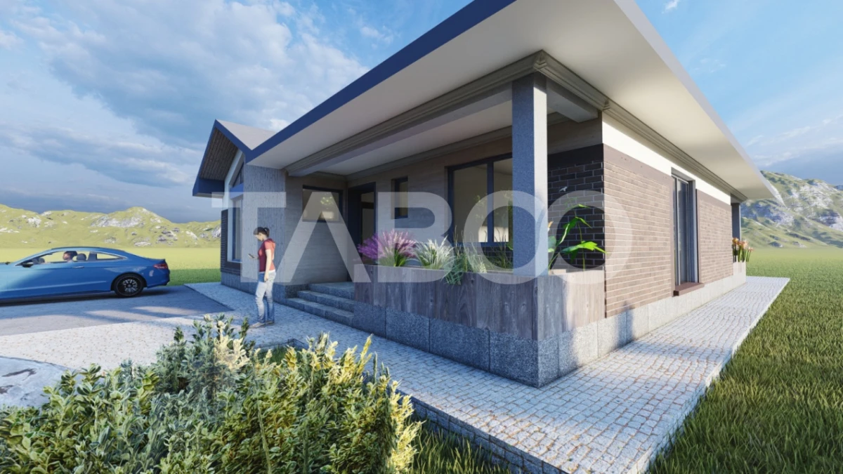 Casa individuala de vanzare cu 3 camere Sura Mica Sibiu 500 mp teren - 5