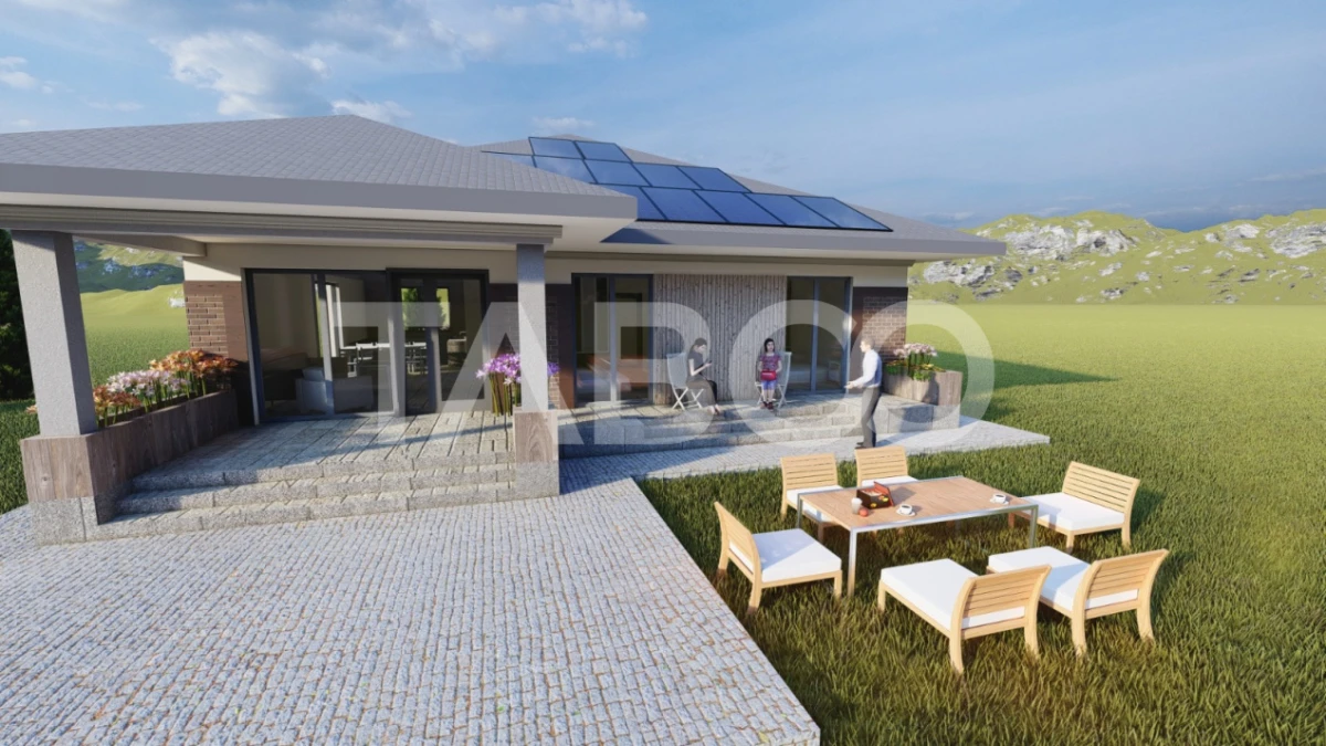 Casa individuala de vanzare cu 3 camere Sura Mica Sibiu 500 mp teren - 1