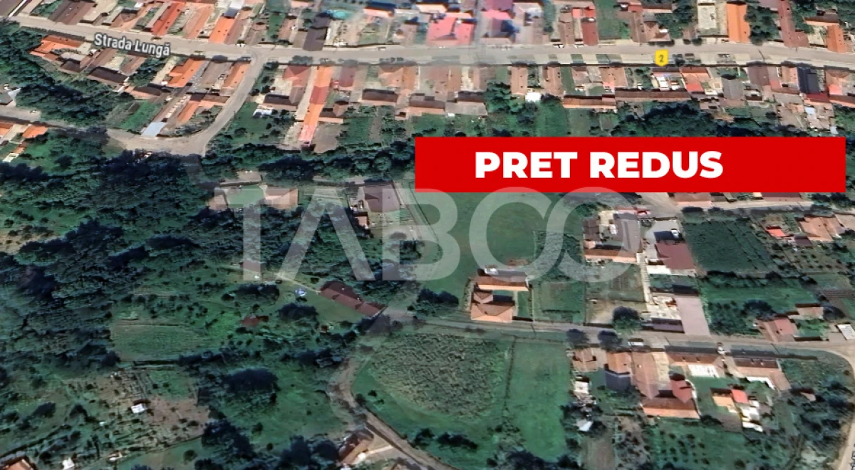 Teren intravilan de vanzare cu utilitati la strada 1116 mp Slimnic - 1