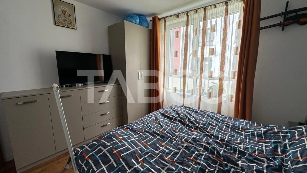 Apartament mobilat utilat 3 camere decomandat zona Arhitectilor Sibiu - 8