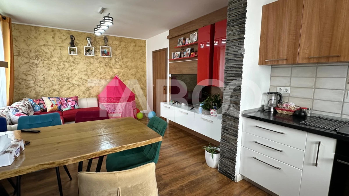 Apartament mobilat utilat 3 camere decomandat zona Arhitectilor Sibiu - 5