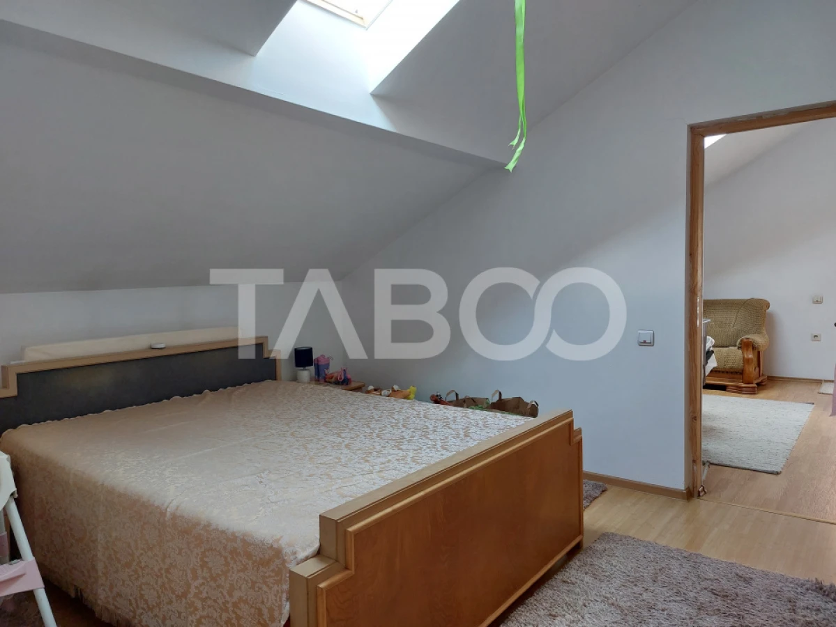 Casa 109 mp 4 camere pivnita terasa loc parcare curte comuna Cisnadie - 4