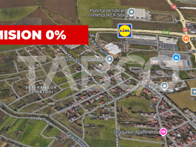 COMISION 0 - Teren intravilan de vanzare 8300 mp puz in Sibiu