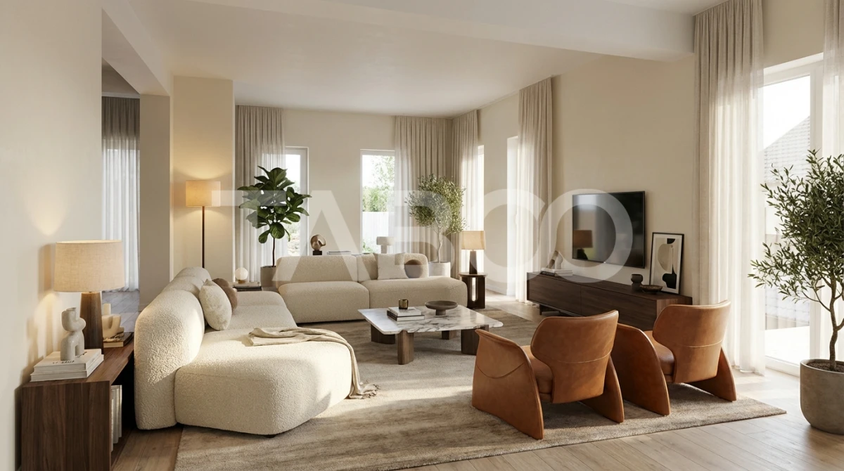 Casa individuala 4 camere de inchiriat garaj terasa Viile Sibiului - 2