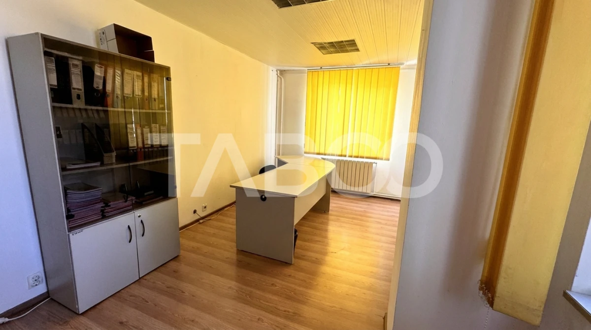 Spatiu birou de inchiriat pretabil firma de consultanta 14 mpu Sibiu - 1