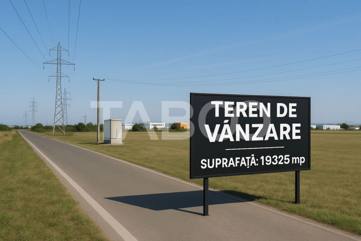 Oportunitate de investit teren constructii zona Industriala Vest Sibiu - 1