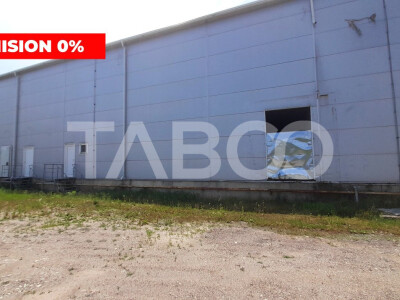 Hala de 1849 mp plus teren de inchiriat in zona Veterani Sibiu