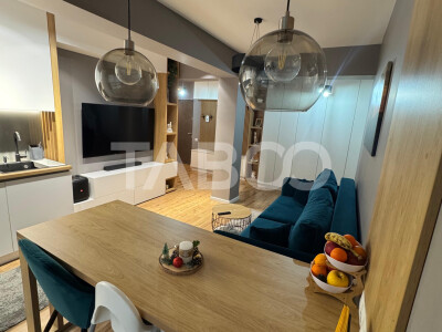 Apartament ultra modern cu balcon si 3 camere utilate si mobilate