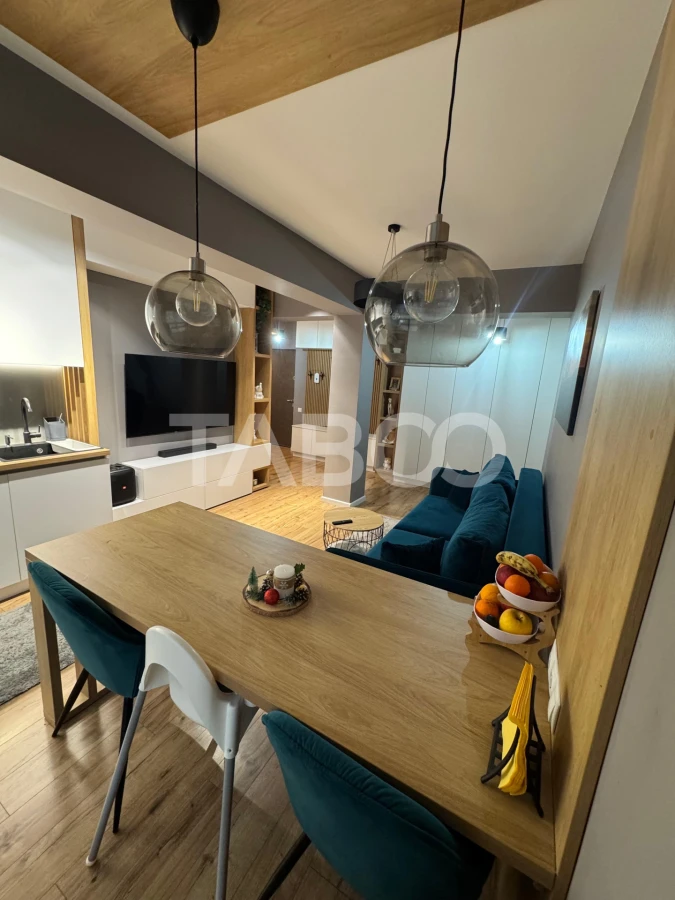 Apartament ultra modern cu balcon si 3 camere utilate si mobilate - 1