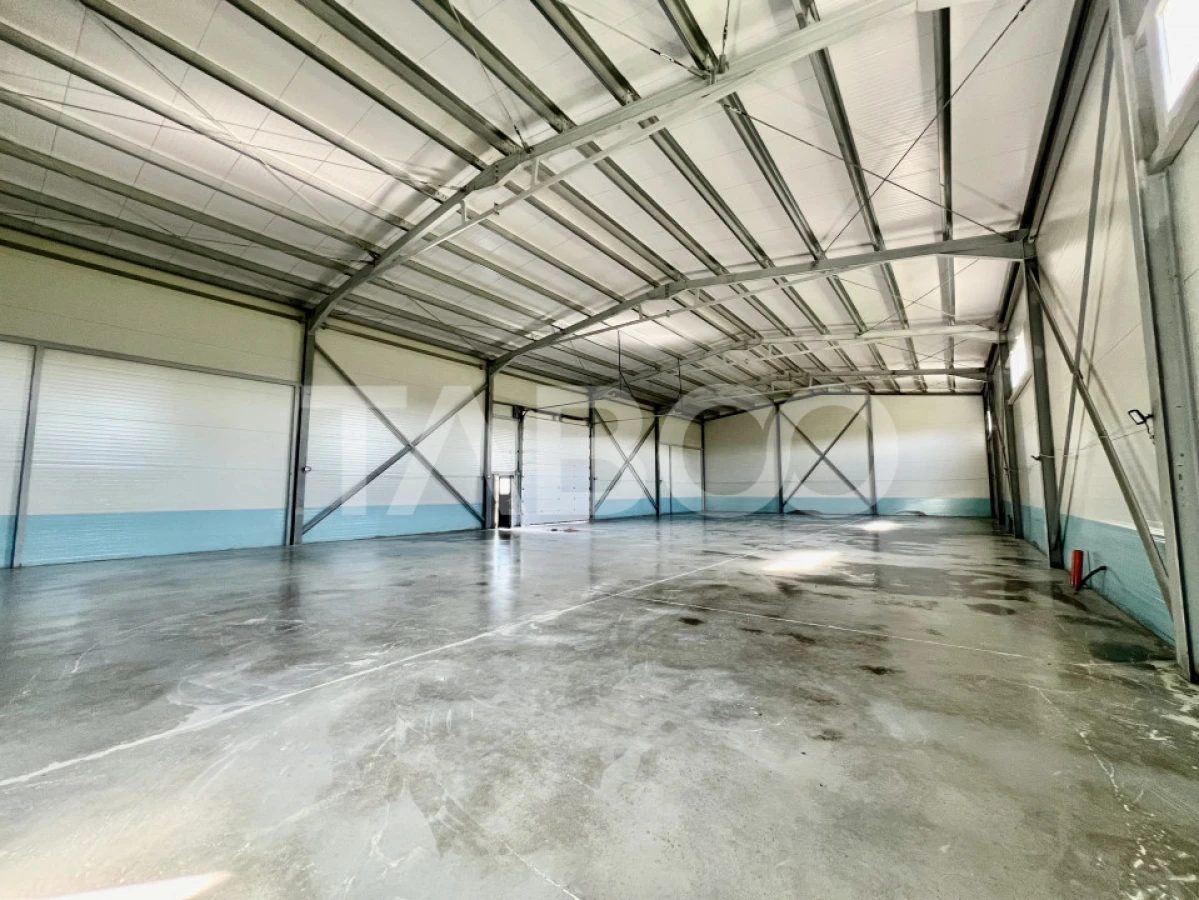 Hala industriala de inchiriat 528 mp utili zona Vest a Sibiului - 4