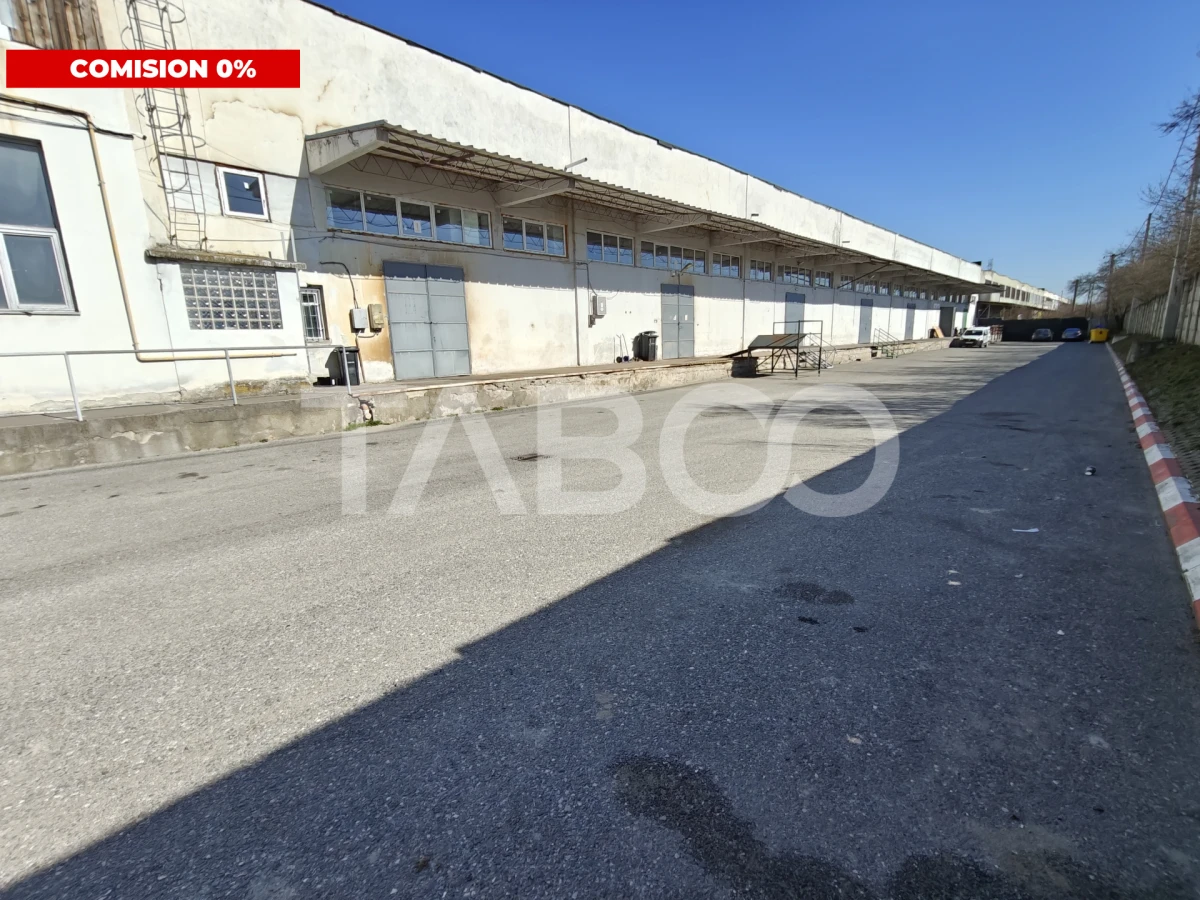 Spatiu depozitare cu rampa pentru camion - zona accesibila -Comision 0 - 1