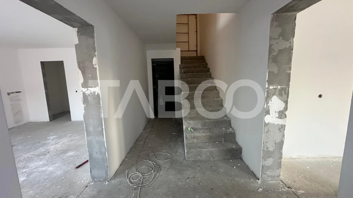 Casa de tip duplex 140 mpu 4 camere 2 bai zona Veterani in Sibiu - 9