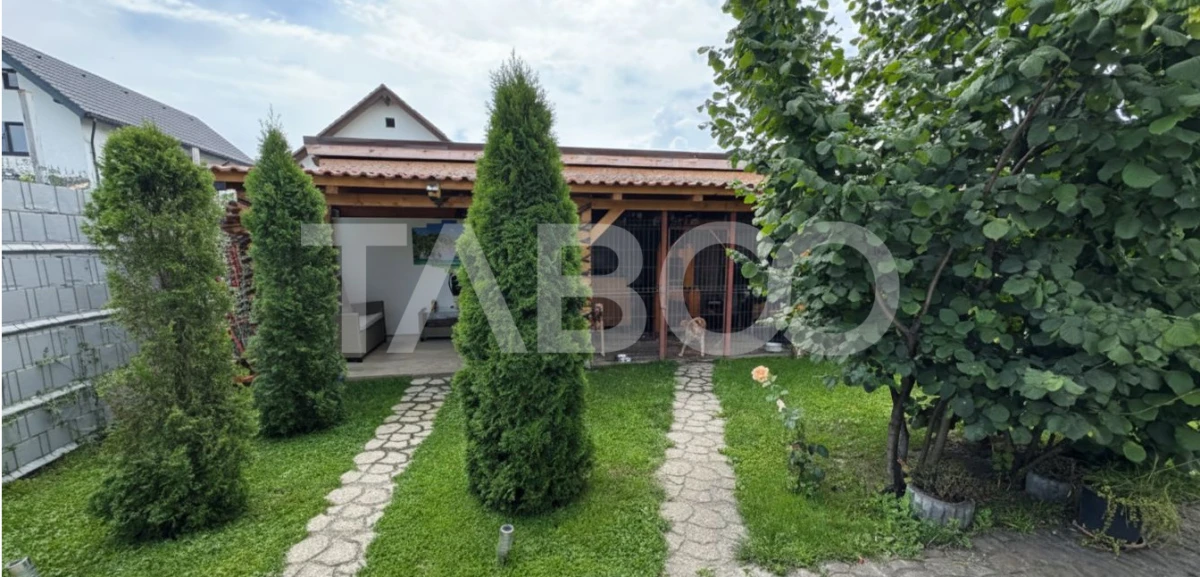 Casa individuala 5 camere 3 bai acces auto 132mpu zona Veterani Sibiu - 1