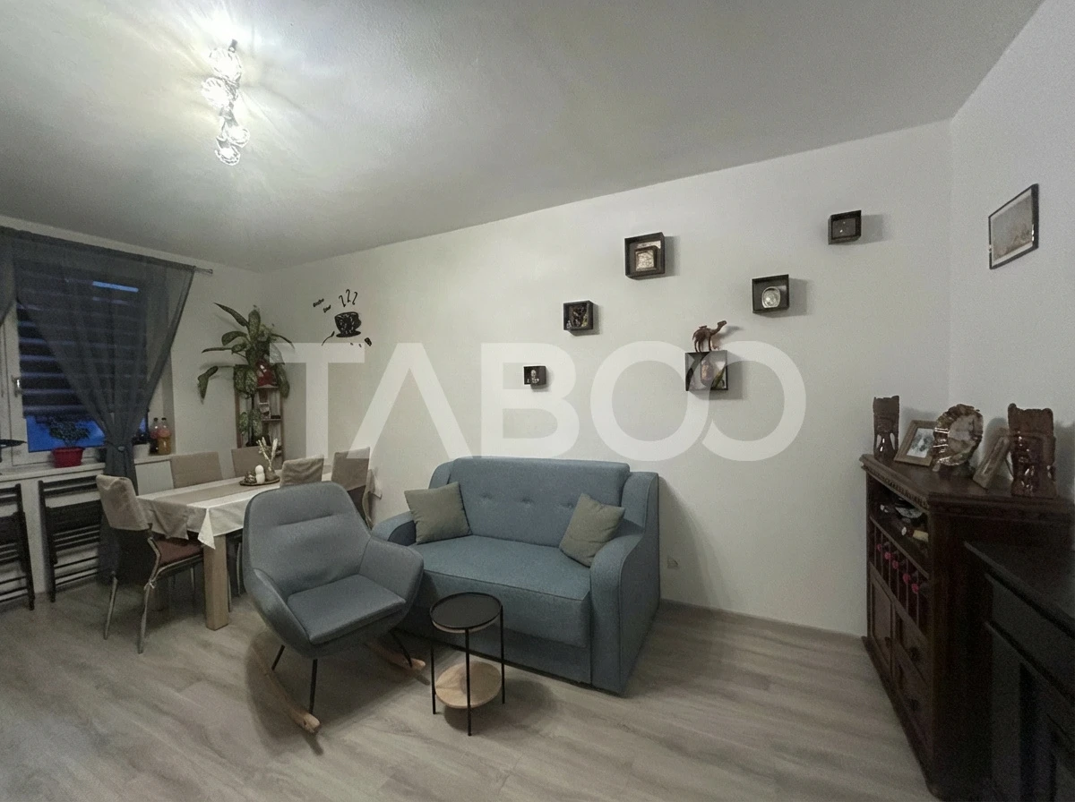 Apartament 3 camere utilat si mobilat cu balcon si parcare in Selimbar - 7