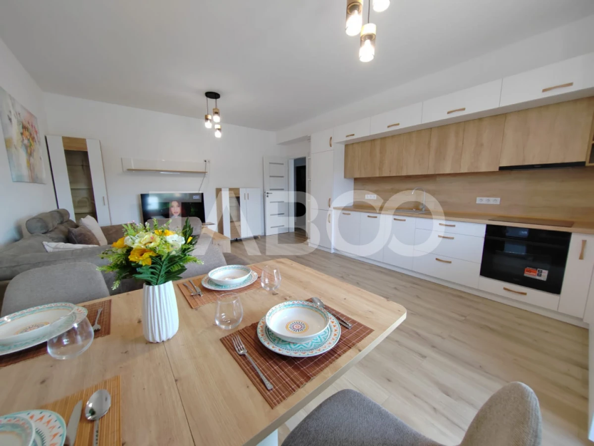 Apartament decomandat 3 camere 63 mpu balcon si 2 locuri parcare Sibiu - 2