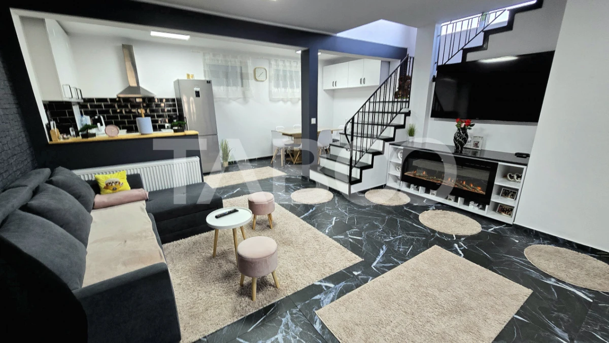 Casa individuala 4 camere de vanzare 2 bai balcon parcare Selimbar - 5