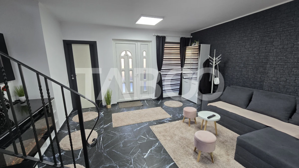 Casa individuala 4 camere de vanzare 2 bai balcon parcare Selimbar - 3