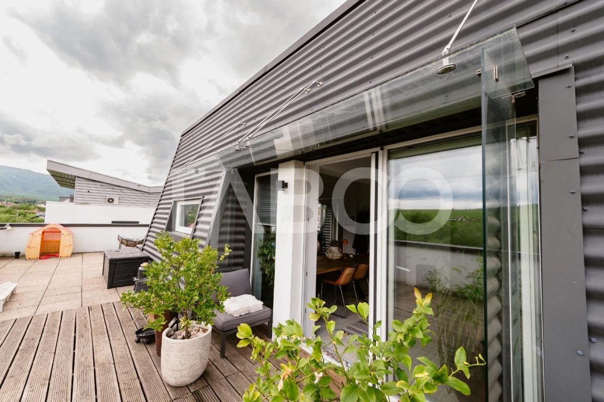 Penthouse 90 mp utili 3 camere 118 mp terasa 2 locuri parcare Cisnadie - 2