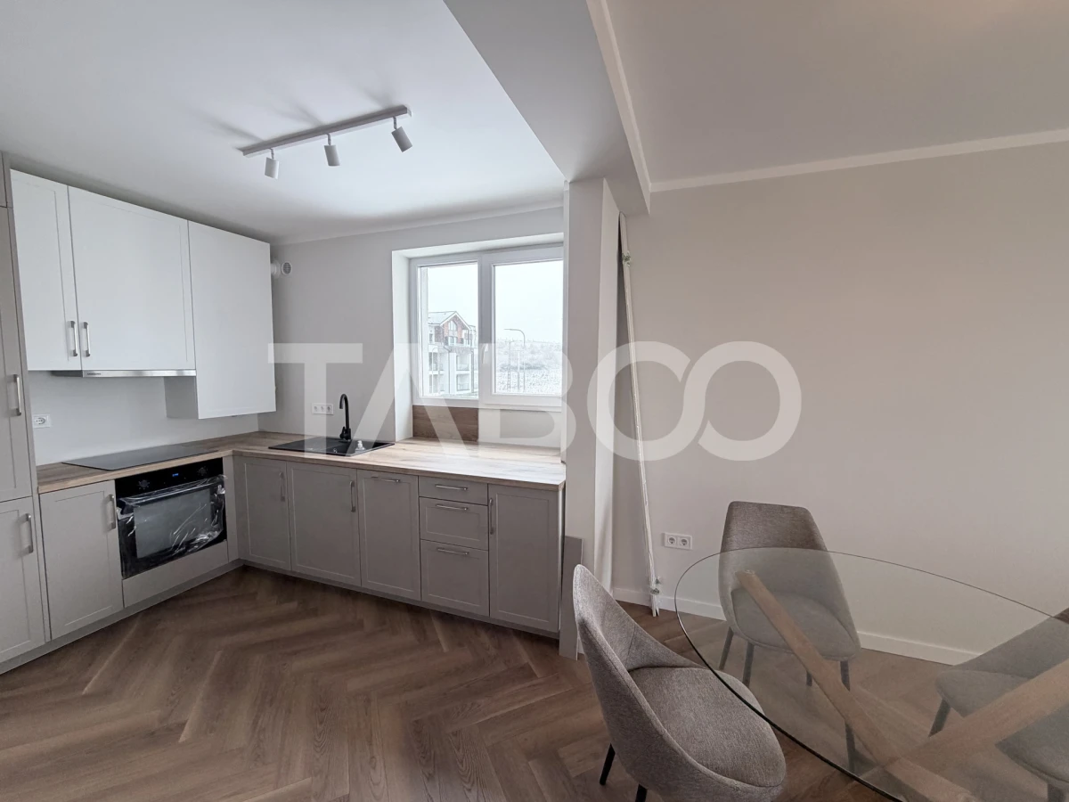 Apartament 3 camere 2 bai terasa la prima inchiriere in DaVinci Sibiu - 7