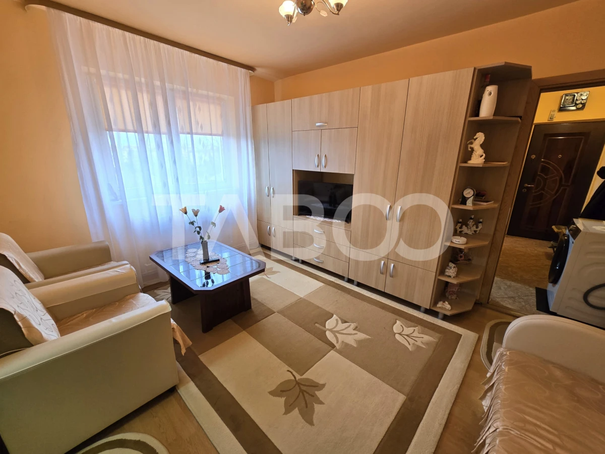 Apartament 2 camere mobilat utilat Mihai Viteazul Sibiu Comision 0 - 10