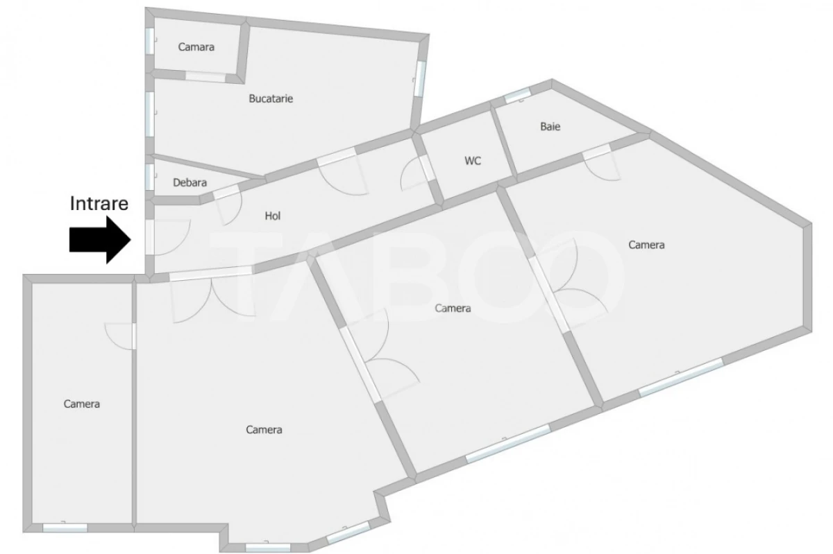 Spatiu comercial de inchiriat cu 4 camere Nicolae Balcescu Sibiu - 4