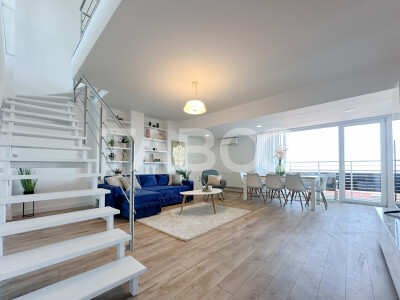 De vanzare penthouse spectaculos 2 nivele 160 mp utili si 75 mp terasa