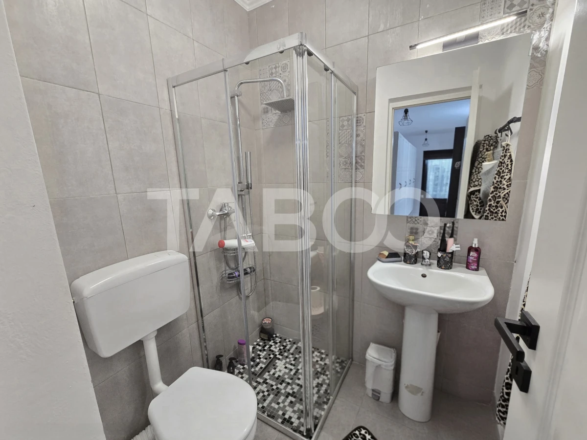 Apartament decomandat 3 camere 2 bai balcon lift City Residence Sibiu - 7