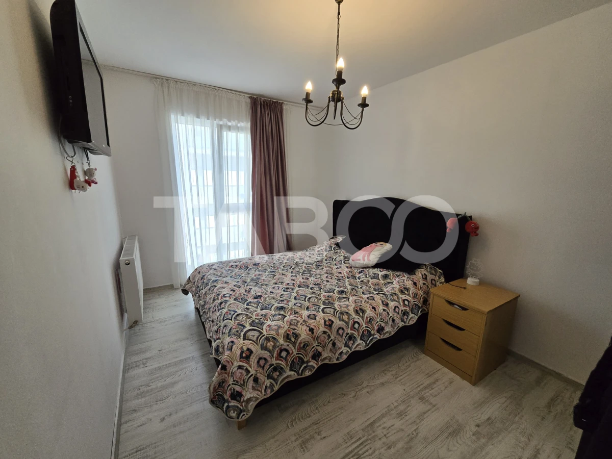 Apartament decomandat 3 camere 2 bai balcon lift City Residence Sibiu - 6