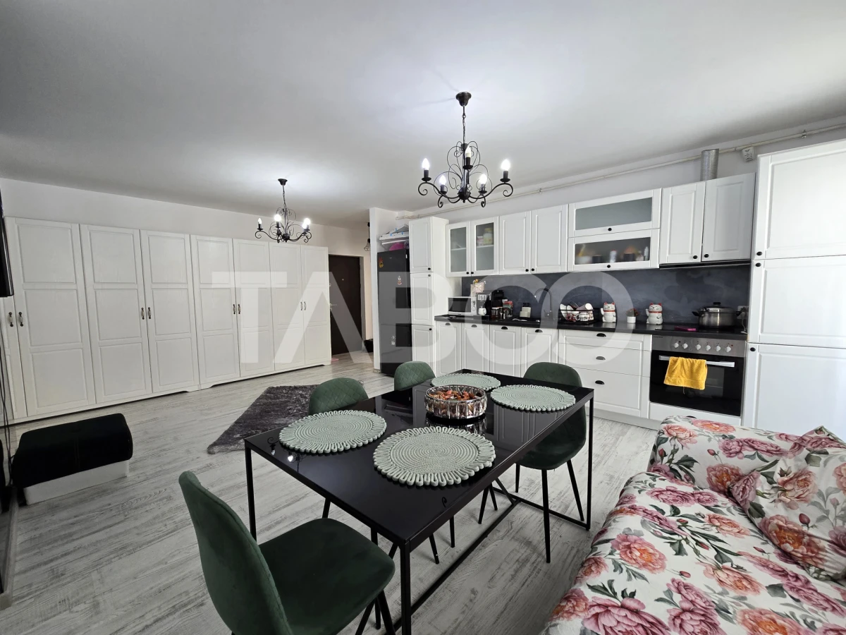 Apartament decomandat 3 camere 2 bai balcon lift City Residence Sibiu - 3