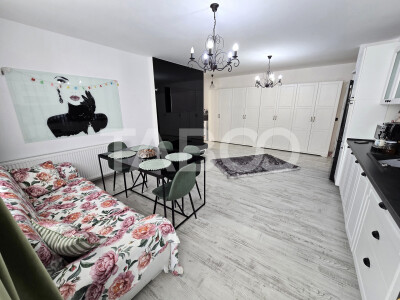 Apartament decomandat 3 camere 2 bai balcon lift City Residence Sibiu