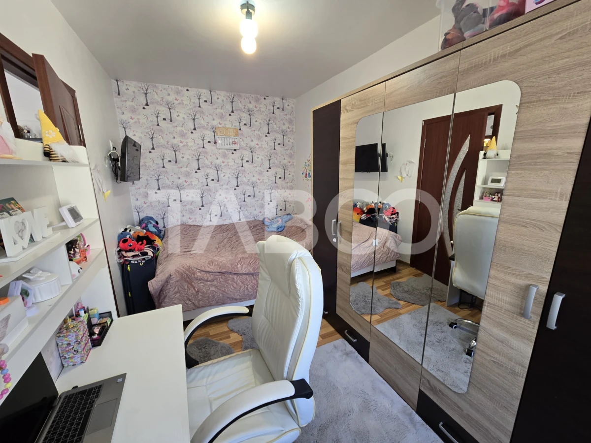 Apartament cu 2 camere mobilat utilat pivnita 4 mp Vasile Aaron Sibiu - 10