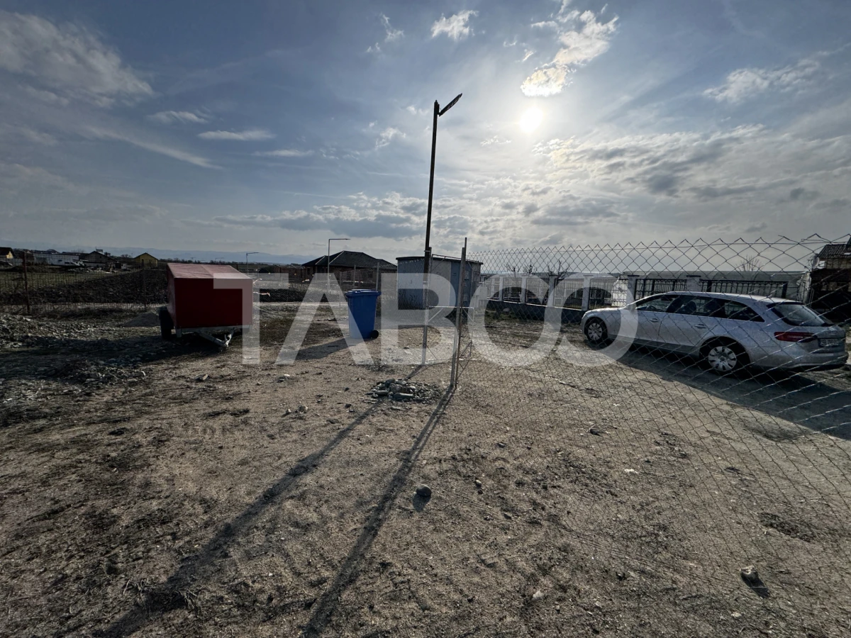 Teren intravilan pentru casa 517 mp PUZ si utilitati Sura Mica Sibiu - 3