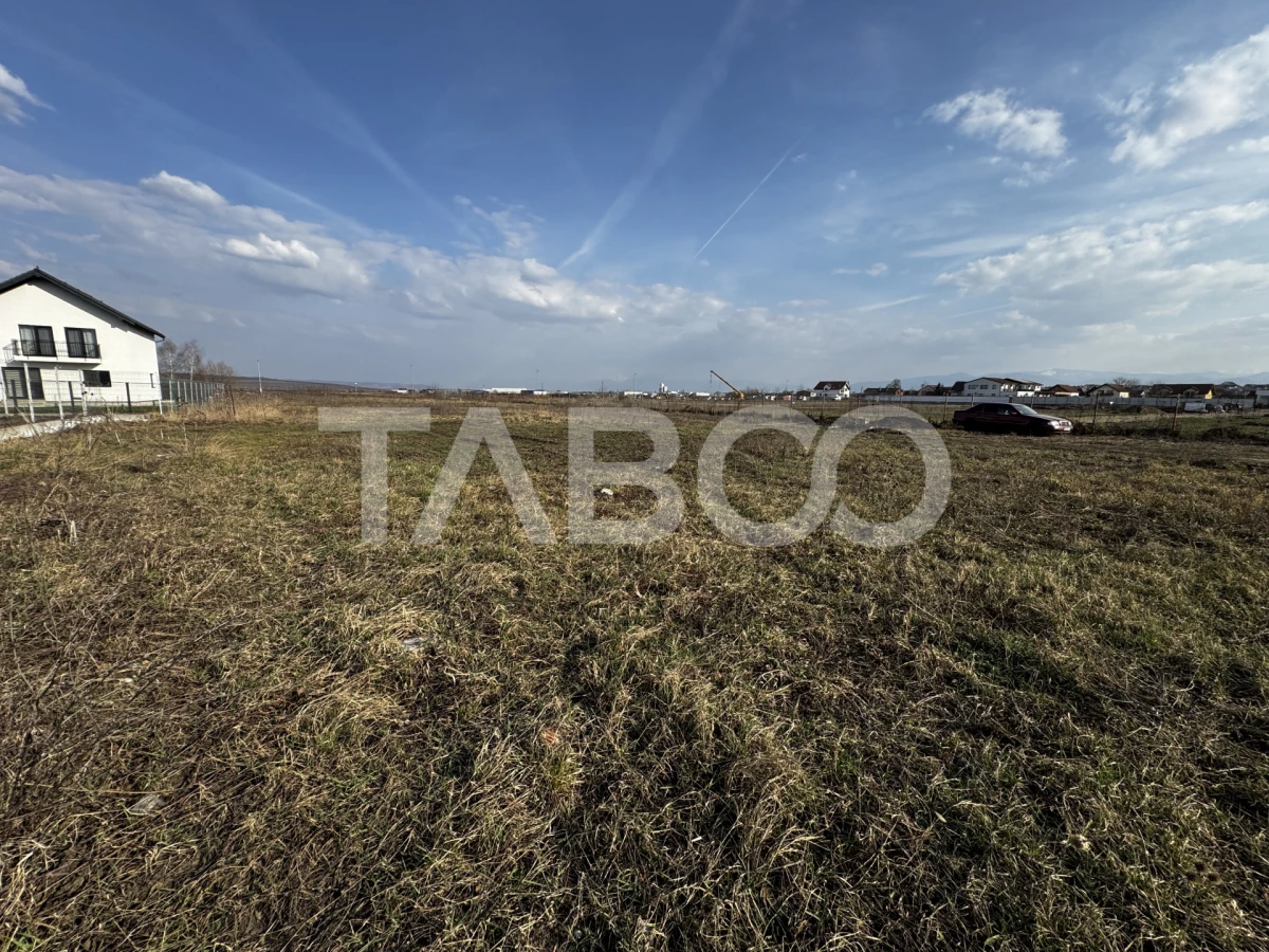 Teren intravilan constructii 604 mp PUZ si utilitati Sura Mica Sibiu - 2