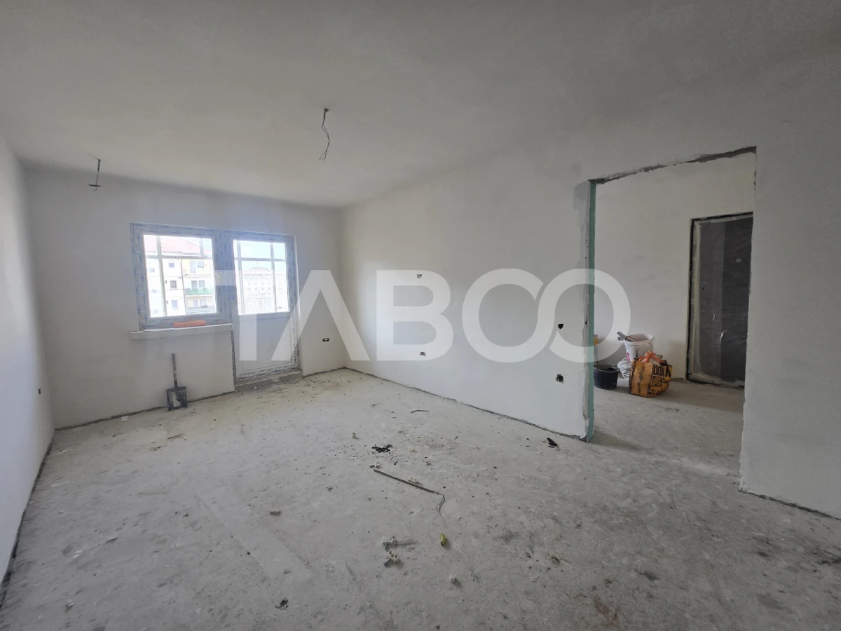 Apartament 3 camere 56mpu de vanzare decomandat zona Valea Aurie Sibiu - 5