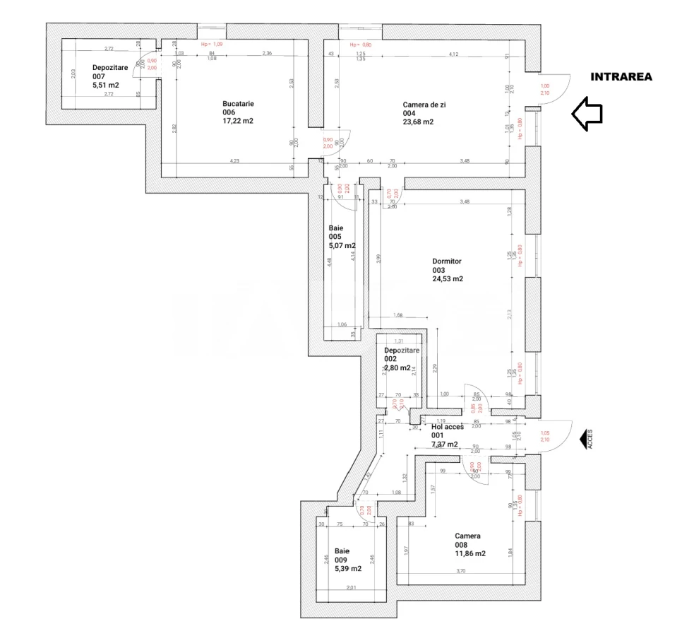 Constantin Noica - Apartament de vanzare 3 camere 2 bai gradina - 3